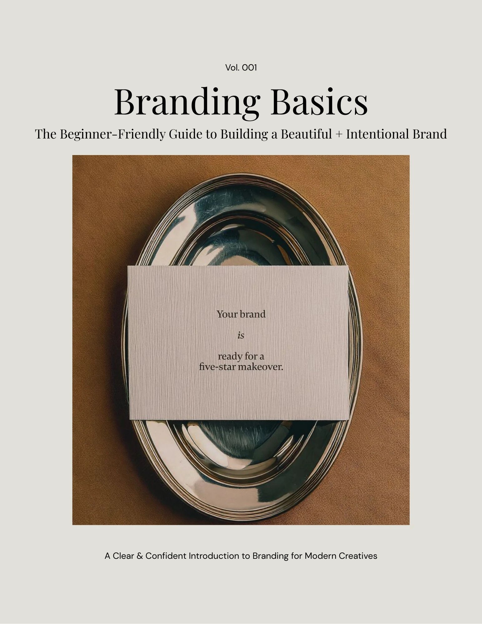 Brand Lab Vol. 001: Branding Basics cover